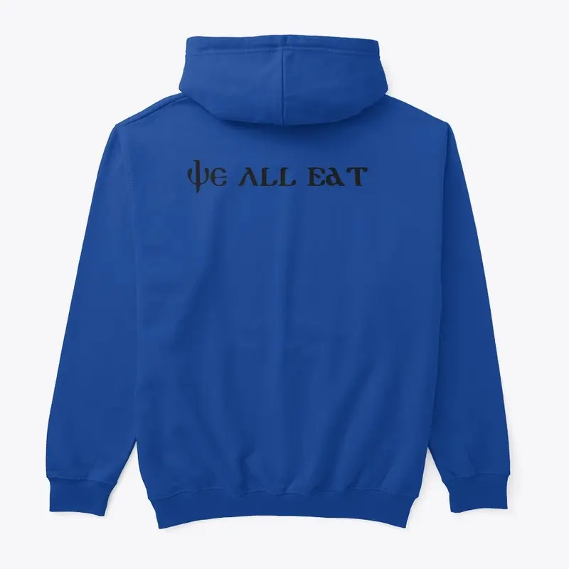 We All Eat hoodie w logo 