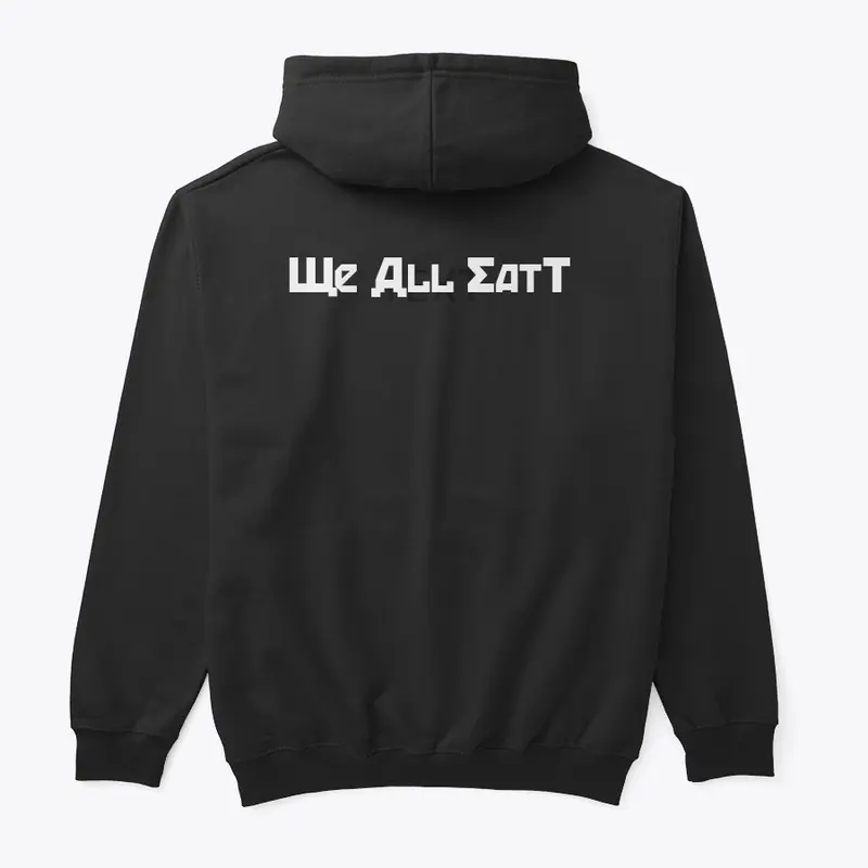 We All Eat hoodie BLACK